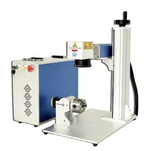 Melhor máquina de marcação a laser de fibra 20w 50w 100w compacta e portátil