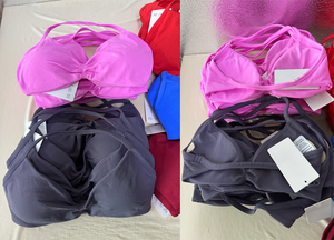 Áo thể thao nữ chất lượng cao, liền mạch, chống sốc mạnh, in logo tùy chỉnh, kiểu halter, không lưng, có đệm, lớp lót spandex - Product Image 3