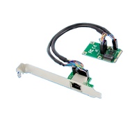 ST7227 Mini PCI-Express RTL8111F Kartu Jaringan Server Berkabel Gigabit Internal Port Tunggal RJ45 Tersedia