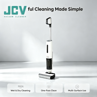 Penyedot Debu Tanpa Kabel 17KPa Daya Hisap Kuat Baterai 4000mAh Pembersih Seluruh Rumah Penghilang Bulu Hewan Peliharaan Pencuci Lantai Vacuum Mop Cleaner