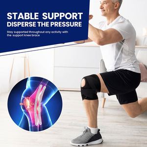 ปลอกพยุงเข่าแบบปรับได้สำหรับผู้ชายและผู้หญิงที่รัดเข่ารองรับการฉีกขาดอุปกรณ์พยุงข้ออักเสบบรรเทาอาการปวด - Product Image 3