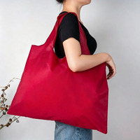 Bolsa de Nylon Reutilizable Resistente, Ecológica, Portátil, con Logotipo Personalizado, Gruesa, para Uso en Centros Comerciales