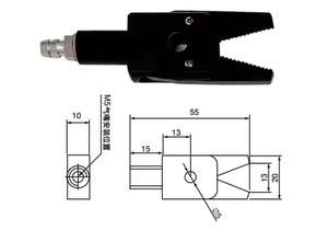 Pince de fixation pneumatique robotisée haute performance, pièces de machine pour l'usinage de composants métallurgiques, personnalisée, durable, professionnelle, industrielle - Product Image 4