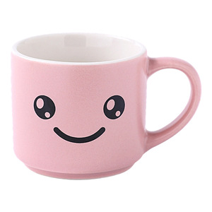 Cute Cartoon <b>Ceramic</b> Mugs 90Ml Porcelain Tea <b>Cups</b> With Smiley Faces For Gifts And Daily Use - Product Image 3