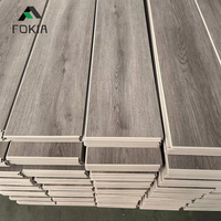 Supplier Cina Grosir Lantai Vinyl Klik SPC Modern Motif Kayu untuk Dapur Rumah Sakit Sekolah Apartemen Ramah Lingkungan