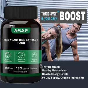 Cápsulas de Extracto de Arroz de Levadura Roja OEM ASAP, Coq10, Apoya la Salud, Suplemento, Cápsulas Duras de Extracto de Arroz de Levadura Roja - Product Image 2