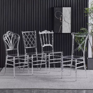 GQK Acrylique Transparent Cristal Moderne Durable Antique Commercial Restaurant Salle à Manger Ferme Parc Extérieur Maison Bar Hôtel - Product Image 6