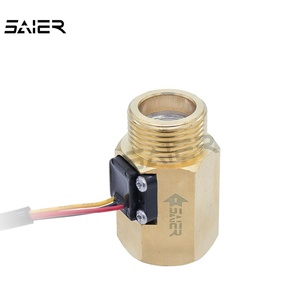 Capteurs de débit d'impulsion en laiton de <span class=keywords><strong>3</strong></span>/4 pouces capteur hall flujo de agua capteur de débit à effet Hall pour chauffe-eau - Product Image 4