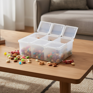 <span class=keywords><strong>Organizador</strong></span> de Pastillas Compartimentado de Plástico PP; Almacenamiento Altamente Personalizable para Artículos Pequeños/Medianos; Portátil, <span class=keywords><strong>Semanal</strong></span> - Product Image 2