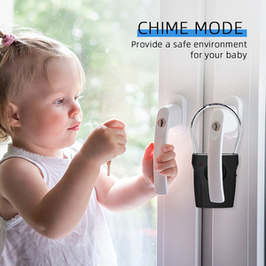 Bán Hot 115dB báo động chạm vào rung kích hoạt an ninh cửa cửa sổ báo động với xử lý - Product Image 5