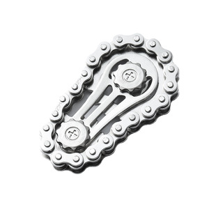 Fidget Spinner Chaîne de Vélo en Métal, Jouet Anti-Stress à Engrenages Mécaniques pour Soulagement du Stress et Utilisation Quotidienne EDC - Product Image 1