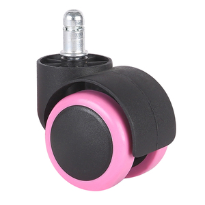 ล้อเลื่อนสำหรับเก้าอี้สำนักงาน อะไหล่ล้อล็อคแบบหมุนได้รอบทิศทาง ทำจากวัสดุ PU สำหรับเปลี่ยน - Product Image 4