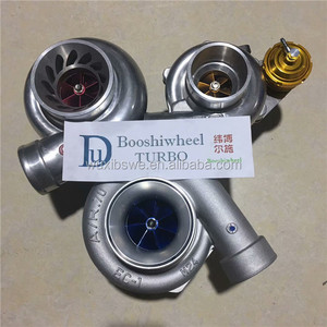 GT3582R modificar Turbo GT3576 rodamiento de bolas rueda de palanquilla carcasa de turbina de acero inoxidable - Product Image 1