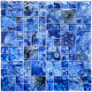 Piastrelle a Mosaico in Vetro Quadrate Personalizzate per Piscine, Mosaico in Vetro per Progetti di Piscine - Product Image 5