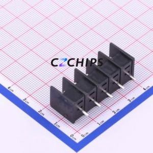WJ25C-B-7.62-5P Barrier Terminal Block Through hole Component (THT),P=7.62mm Connector Two Sides 7.62mm 1x5P Straight Pin - Product Image 2