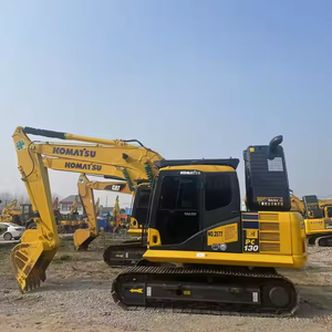 Rápido retorno de la inversión Máquina de movimiento de tierras Komatsu Pc130 usada Precio bajo Excavadora de 13 toneladas con motor central y motor en stock - Product Image 2