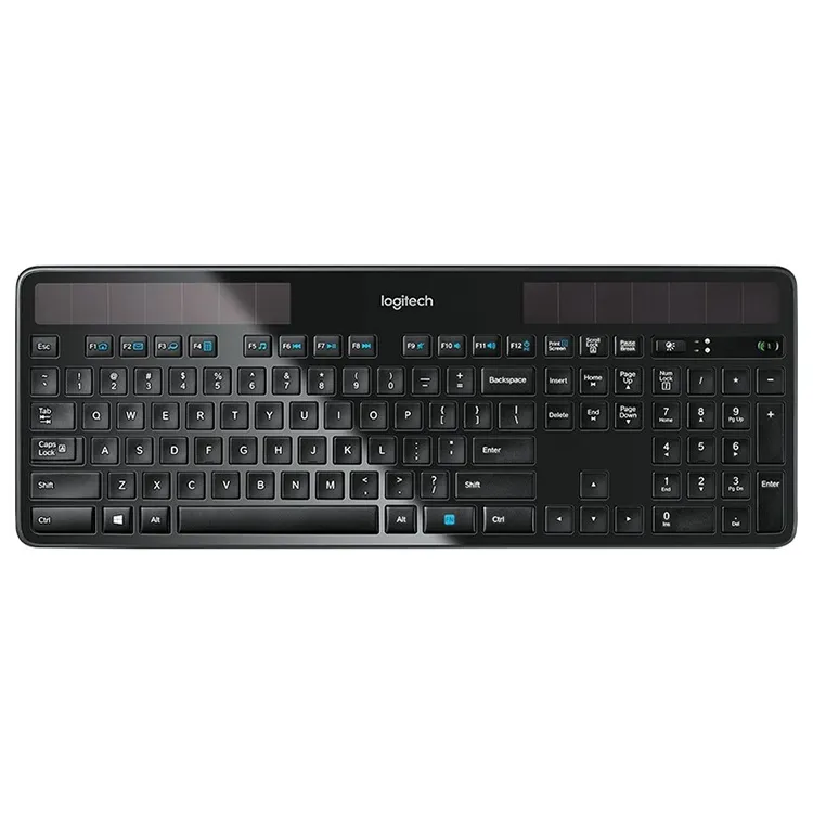 Logitech K750 Solar Powered 2.4GHz Ultra-Thin Wireless Solar PC Office Laptop Silent Keyboard Silent Logitech Keyboard