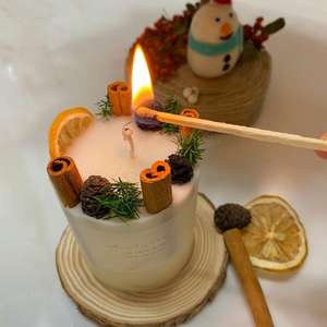 Candela Profumata in Cera di Soia all'Ingrosso, Nuovo Design <span class=keywords><strong>2025</strong></span> in Lussuosi Barattoli di Vetro, Artigianale per Capodanno e Natale - Product Image 6