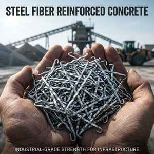 Fuente de Fábrica: Hormigón Duradero FRC UHPC de Acero Galvanizado y Acero al Carbono con Microfibra de Acero para Inyección, Anticorrosión para Pisos - Product Image 2