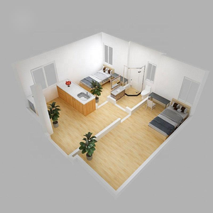 Casa Contenedor Expandible de 40 y 20 Pies, Instalación Rápida, Panel Sándwich de Acero, Casa Modular, Diseño Moderno, <span class=keywords><strong>Residencial</strong></span> de Lujo - Product Image 2