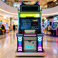 Machine de jeu d'arcade de combat pour 2 joueurs, borne vidéo rétro 32 pouces, à monnayeur, pour centre de divertissement