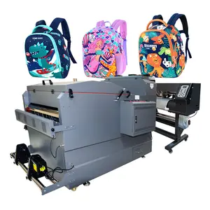 Graphking DTF Printer with Powder Shaking Machine for T Shirt School Bag Printing in Screen Printing Shops Inkjet Printer 220V