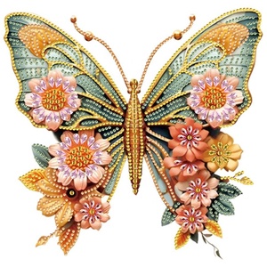 Mèo Hình Dạng Đặc Biệt Tự Làm Sơn Kim Cương Kit In Vải Khảm Nghệ Thuật Câu Đố Với Pha Lê Đá Kim Cương - Product Image 3