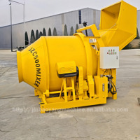 Camion malaxeur à béton avec tambour rotatif, malaxeur à béton et ciment avec tambour auto-chargeur JZC350