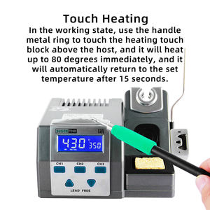 Estación <span class=keywords><strong>de</strong></span> <span class=keywords><strong>Soldadura</strong></span> y Retrabajo Rápido <span class=keywords><strong>SUGON</strong></span> T26D sin Plomo 2S para Reparación <span class=keywords><strong>de</strong></span> Teléfonos, BGA, PCB, IC, con Punta <span class=keywords><strong>de</strong></span> Soldador - Product Image 3