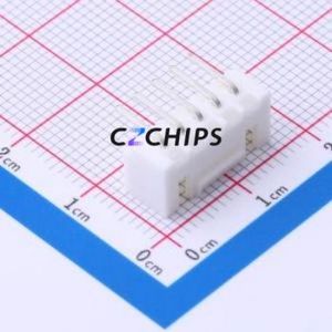 WAFER-HA2.54-5PWZ Wire-to-Board Pin Header Bent Lead Through Hole,P=2.5mm Connector 1x5P 2.5mm Right Angle Insert XHB - Product Image 2