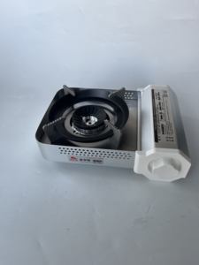 Estufa de <span class=keywords><strong>Gas</strong></span> Portátil de Acero Inoxidable Resistente al Fuego para Campamento con Estuche de Plástico, Venta al por Mayor - Product Image 3