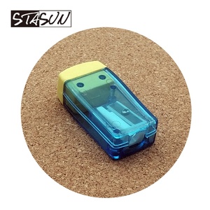 Stasun Chất lượng cao vui 2 trong 1 lỗ duy nhất nhựa bút chì mài với tẩy cho các trường học và văn phòng - Product Image 3