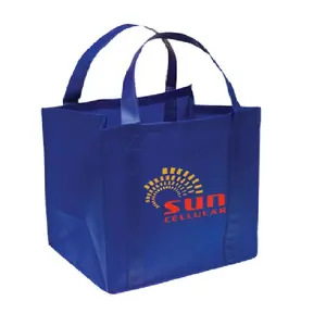 Wholesale Customized Eco-friendly Promotion Non-woven Bag Reusable Fabric Shopper With Logo