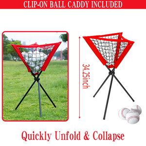 Hw Heavy-Duty xách tay bóng chày & bóng mềm thực hành Net Set với có thể gập lại khung cho trong nhà ngoài trời Đào Tạo - Product Image 6