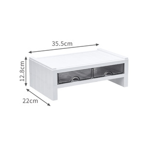 Bilgisayar masa düzenleyici masaüstü standı masa raf organizasyon fare ve klavye tezgah saklama kutusu bilgisayar monitörü standı - Product Image 6