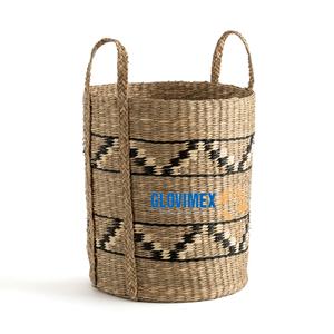 2022 New Collection Seagrass <b>Laundry</b> <b>Basket</b> Handmade Storage <b>Basket</b> for Decoration Produced in Vietnam - Product Image 1