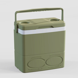29L Plastic Temperature Control Ice Box Seafood Freezer Water Wine Carry Ice Chest Cooler Box