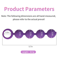 Boule anale en silicone souple, plug anal, jouets sexuels pour femmes et hommes, massage de la prostate, masturbation érotique