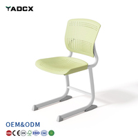 Table d'étude, mobilier scolaire, chaise en plastique, chaise d'école, ensemble bureau et chaise d'école moderne, bureau réglable en hauteur
