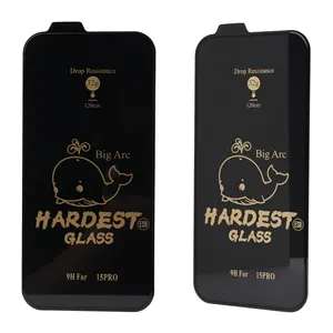 New product ESD Anti-static Tempered Glass High Aluminum Glass Dust-proof HD Screen Protector For mobile phone