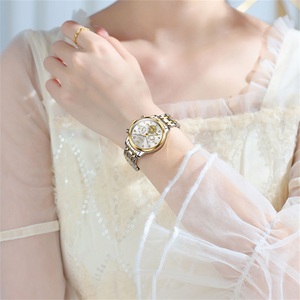 Pour OLEVS 2897 femmes montres à Quartz en acier inoxydable étanche diamant Design montres-bracelets Logo personnalisé <span class=keywords><strong>montre</strong></span> pour dame Rejoles Ma - Product Image 3