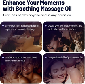 Huile de massage apaisante à la lavande JIAOYUE, idéale pour le massage corporel et les moments intimes, hydratation douce, huile de massage <span class=keywords><strong>SPA</strong></span> - Product Image 3