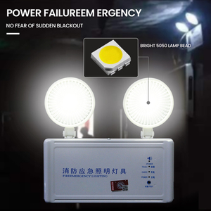 NOUVEAU 3W AC220V Luminosité Éclairage d'allée Feux de sécurité en cas d'incendie Batterie de secours Accidents Feux d'urgence avec fonction de démarrage forcé - Product Image 3