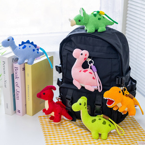 Miniature Lifelike Tyrannosaurus Rex Plush Toy <b>Keychain</b> Bag Charms Stuffed Animal <b>Keychain</b> Fluffy Gifts - Product Image 1
