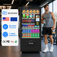 Máquina Expendedora Inteligente de Alimentos RUNYANG Personalizada con IA, Máquina Expendedora Electrónica de Alimentos y Bebidas