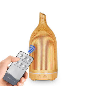Diffuseur d'arômes à effet bois 200 ml, humidificateur avec lumière LED pour usage domestique - Product Image 2