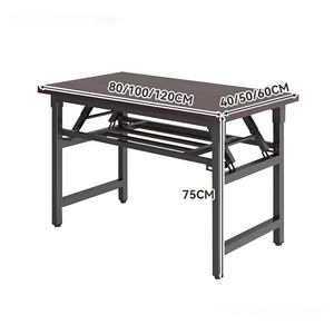 <span class=keywords><strong>Table</strong></span> d'ordinateur <span class=keywords><strong>portable</strong></span> moderne et durable pliable et convertible avec fonctionnalités de stockage pour l'étude du bureau à domicile - Product Image 4