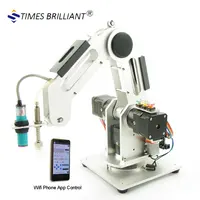China Leverancier 0.5Kg Load Lifting Drie As Mini Robotarm Voor Industriële Automatisering Lijn Baby Robot Mechanische Arm Kit
