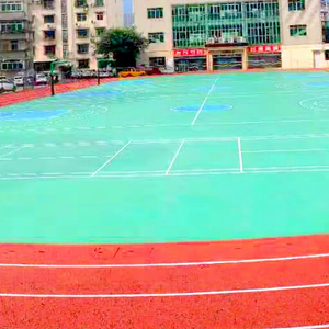 INOLP Factory Hot Sale Plastic Hybrid Sports Flooring Customized Stadium Running Track Sandwich Athletic Durable School Use 10mm - Product Image 1
