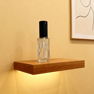 Flacon de parfum carré miniature à vaporisation fine, vide, personnalisé, imprimé, 5 ml, 10 ml, 15 ml, avec bouchon en bois - Product Image 6